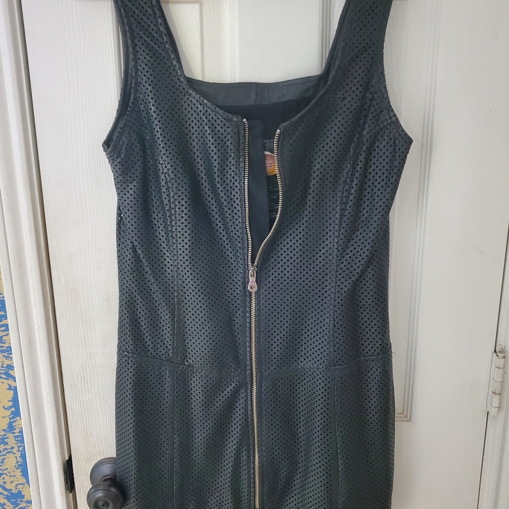Leather Harley dress